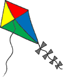 GIF-Bild Drachen (Kites) im Pixel-Style