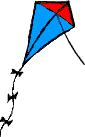GIF-Bild Drachen (Kites) im Pixel-Style