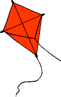 GIF-Bild Drachen (Kites) im Pixel-Style