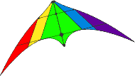 GIF-Bild Drachen (Kites) im Pixel-Style