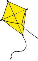 GIF-Bild Drachen (Kites) im Pixel-Style