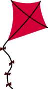 GIF-Bild Drachen (Kites) im Pixel-Style