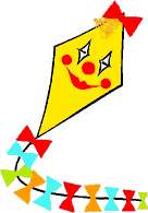 GIF-Bild Drachen (Kites) im Pixel-Style
