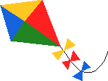 GIF-Bild Drachen (Kites) im Pixel-Style