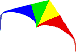 GIF-Bild Drachen (Kites) im Pixel-Style