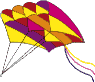 GIF-Bild Drachen (Kites) im Pixel-Style
