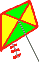 GIF-Bild Drachen (Kites) im Pixel-Style