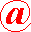 rotes @-Zeichen