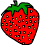 GIF-Bild Erdbeeren im Pixel-Style
