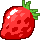 GIF-Bild Erdbeeren im Pixel-Style