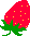 GIF-Bild Erdbeeren im Pixel-Style