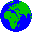 GIF-Bild Erde im Pixel-Style