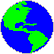 GIF-Bild Erde im Pixel-Style
