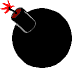 GIF-Bild Explosives im Pixel-Style
