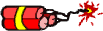 GIF-Bild Explosives im Pixel-Style
