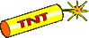 GIF-Bild Explosives im Pixel-Style