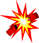 GIF-Bild Explosives im Pixel-Style