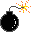 GIF-Bild Explosives im Pixel-Style