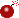 kleine runde rote Bombe mit rot brennender Lunte