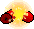 roter explodierender Böller