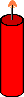 rote Dynamitstange mit brennender Lunte