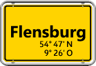 GIF-Bild Flensburg im Pixel-Style