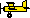 GIF-Bild Flugzeug im Pixel-Style