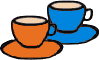 GIF-Bild Kaffee im Pixel-Style