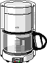 GIF-Bild Kaffee im Pixel-Style