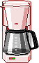 GIF-Bild Kaffee im Pixel-Style