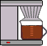 GIF-Bild Kaffee im Pixel-Style