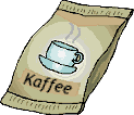 GIF-Bild Kaffee im Pixel-Style