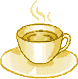 GIF-Bild Kaffee im Pixel-Style