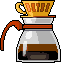 GIF-Bild Kaffee im Pixel-Style