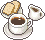 GIF-Bild Kaffee im Pixel-Style