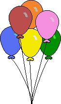 GIF-Bild Luftballons im Pixel-Style