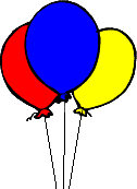 GIF-Bild Luftballons im Pixel-Style