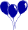 GIF-Bild Luftballons im Pixel-Style