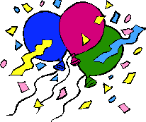 GIF-Bild Luftballons im Pixel-Style