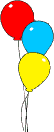 GIF-Bild Luftballons im Pixel-Style
