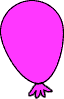 GIF-Bild Luftballons im Pixel-Style