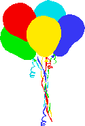 GIF-Bild Luftballons im Pixel-Style