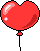 GIF-Bild Luftballons im Pixel-Style