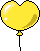 GIF-Bild Luftballons im Pixel-Style