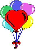 GIF-Bild Luftballons im Pixel-Style