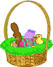 GIF-Bild Ostern im Pixel-Style