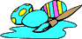 GIF-Bild Ostern im Pixel-Style