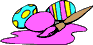 GIF-Bild Ostern im Pixel-Style