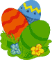GIF-Bild Ostern im Pixel-Style