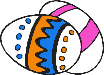 GIF-Bild Ostern im Pixel-Style